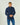 Colter Half Zip Space Blue Marl